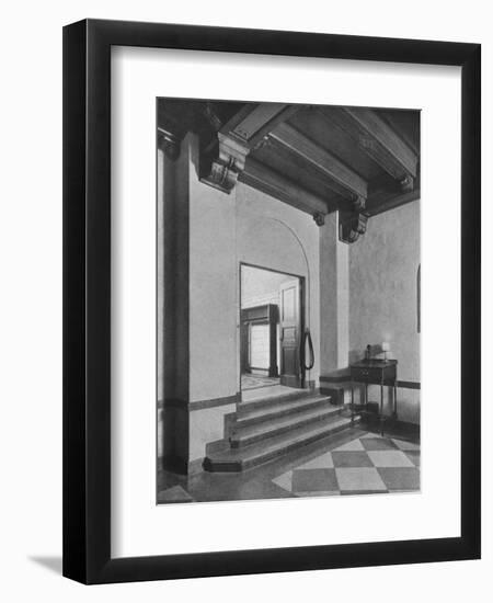 Entrance to south-east dining room, the Fraternity Clubs Building, New York City, 1924-Unknown-Framed Photographic Print