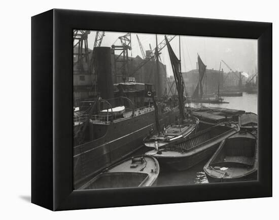 Entrance to St Katharine's Dock, London, C1925-null-Framed Premier Image Canvas