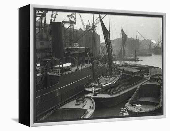 Entrance to St Katharine's Dock, London, C1925-null-Framed Premier Image Canvas