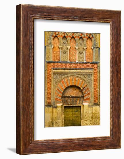 Entrance to the 10th Century Mezquita Mosque, Cordoba City, Province of Cordoba, Andalucia, Spain-Panoramic Images-Framed Photographic Print