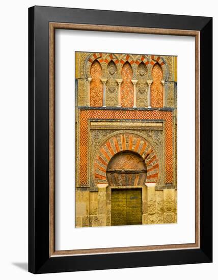 Entrance to the 10th Century Mezquita Mosque, Cordoba City, Province of Cordoba, Andalucia, Spain-Panoramic Images-Framed Photographic Print