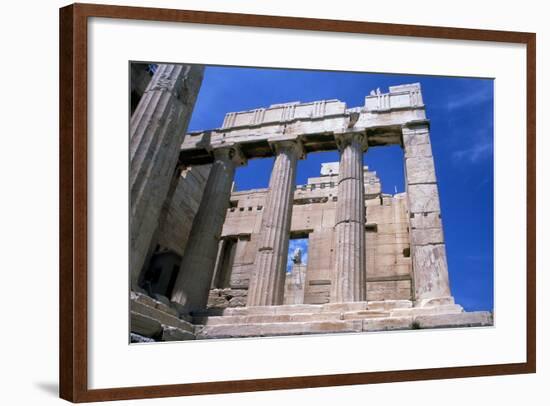 Entrance to the Acropolis, Athens, 5th Century Bc-null-Framed Photographic Print