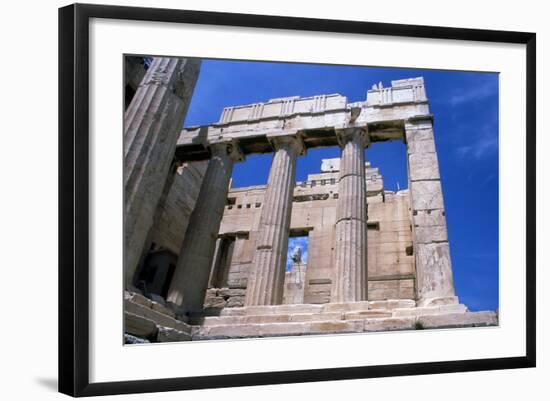 Entrance to the Acropolis, Athens, 5th Century Bc-null-Framed Photographic Print