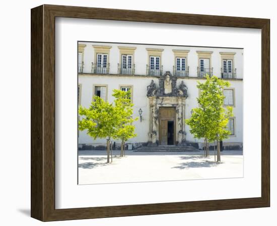 Entrance to the ancient University of Coimbra with the Via Latina colonnade-Terry Eggers-Framed Photographic Print