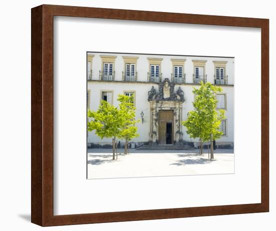 Entrance to the ancient University of Coimbra with the Via Latina colonnade-Terry Eggers-Framed Photographic Print