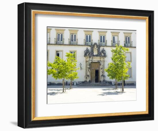 Entrance to the ancient University of Coimbra with the Via Latina colonnade-Terry Eggers-Framed Photographic Print