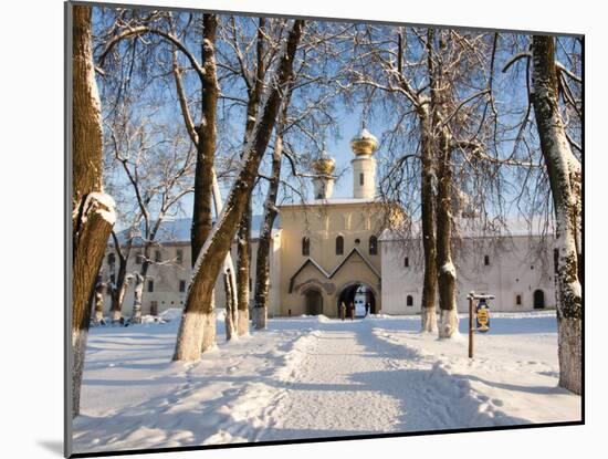 Entrance to the Bogorodichno-Uspenskij Monastery, Tikhvin, Leningrad Region, Russia-Nadia Isakova-Mounted Photographic Print