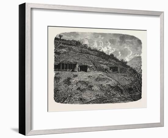 Entrance to the Cave-Temples of Kanhari, Isle of Salsette-null-Framed Giclee Print