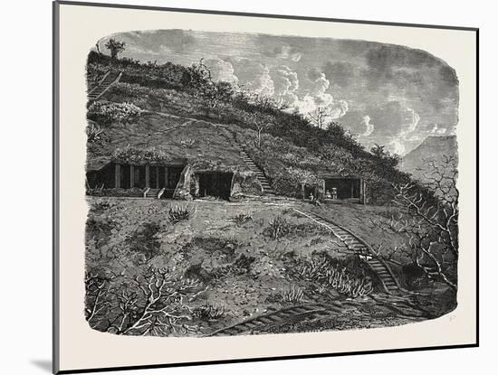 Entrance to the Cave-Temples of Kanhari, Isle of Salsette-null-Mounted Giclee Print