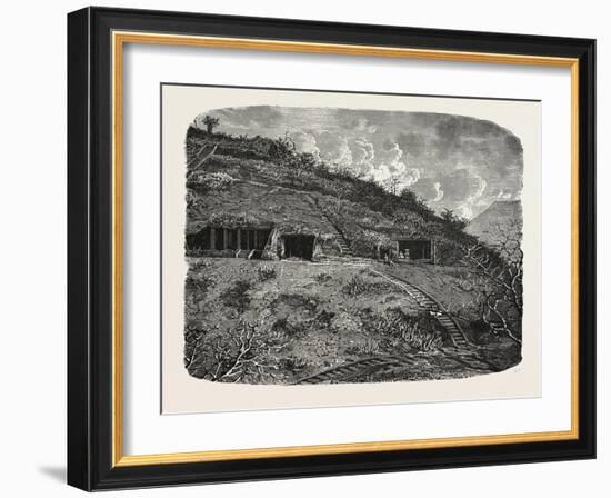 Entrance to the Cave-Temples of Kanhari, Isle of Salsette-null-Framed Giclee Print