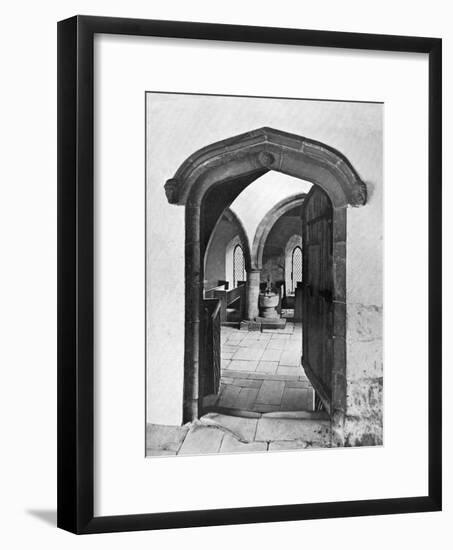 Entrance to the Chapel, Haddon Hall, Derbyshire, 1924-1926-null-Framed Giclee Print