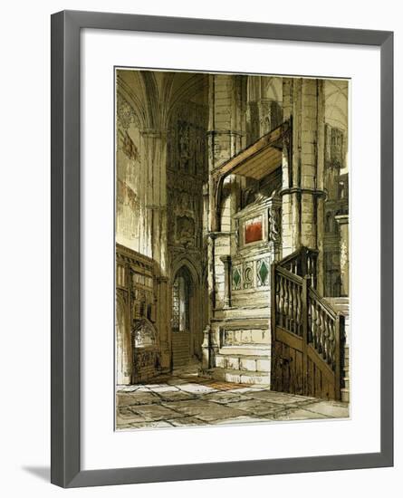 Entrance to the Chapel of Edward the Confessor, UK-null-Framed Giclee Print