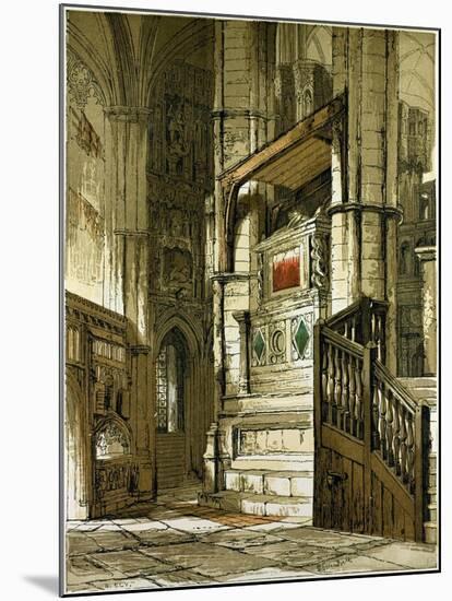 Entrance to the Chapel of Edward the Confessor, UK-null-Mounted Giclee Print