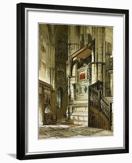 Entrance to the Chapel of Edward the Confessor, UK-null-Framed Giclee Print