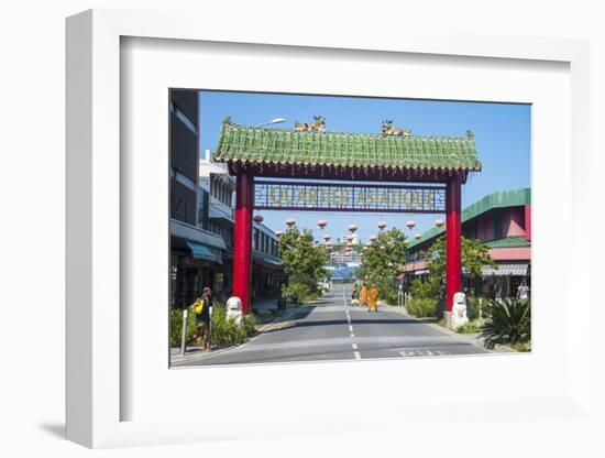 Entrance to the Chinese Quarter, Noumea, New Caledonia, Pacific-Michael Runkel-Framed Photographic Print