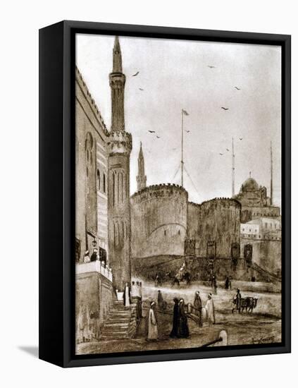 Entrance to the City, Cairo, Egypt, 1928-Louis Cabanes-Framed Premier Image Canvas