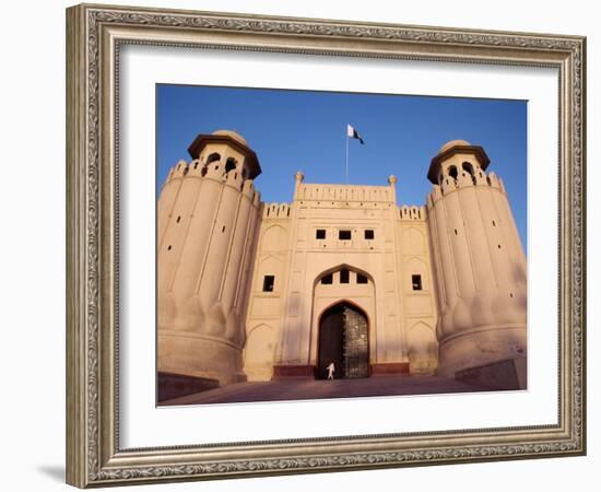 Entrance to the City Fort Built by the Moghuls Between 1524 and 1764, Lahore City, Punjab, Pakistan-Alain Evrard-Framed Photographic Print