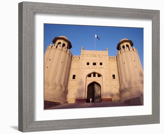 Entrance to the City Fort Built by the Moghuls Between 1524 and 1764, Lahore City, Punjab, Pakistan-Alain Evrard-Framed Photographic Print