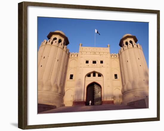 Entrance to the City Fort Built by the Moghuls Between 1524 and 1764, Lahore City, Punjab, Pakistan-Alain Evrard-Framed Photographic Print