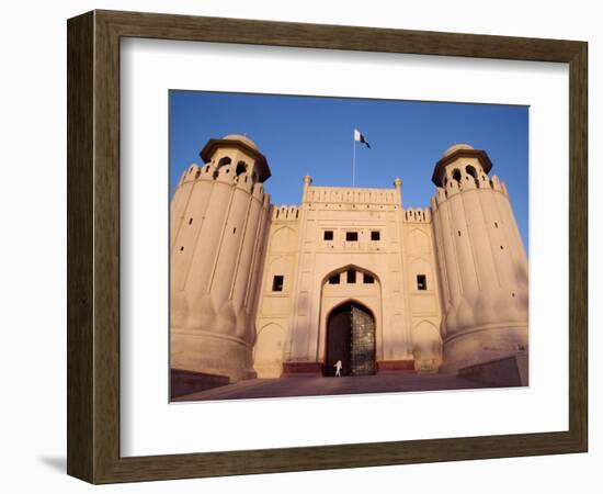Entrance to the City Fort Built by the Moghuls Between 1524 and 1764, Lahore City, Punjab, Pakistan-Alain Evrard-Framed Photographic Print