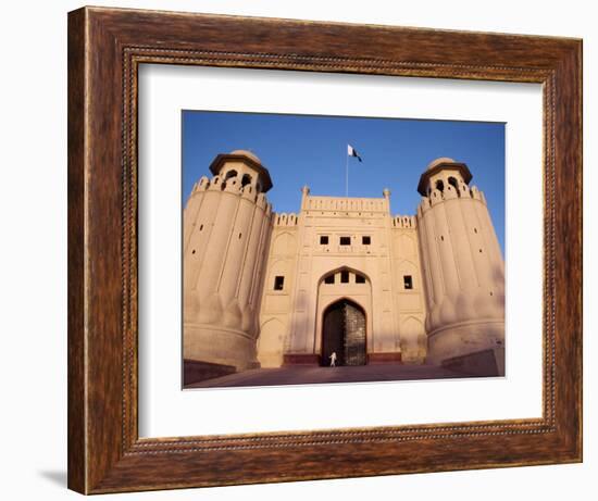 Entrance to the City Fort Built by the Moghuls Between 1524 and 1764, Lahore City, Punjab, Pakistan-Alain Evrard-Framed Photographic Print