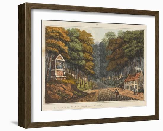 Entrance to the Foret De Soigne-James Rouse-Framed Giclee Print