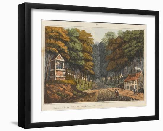 Entrance to the Foret De Soigne-James Rouse-Framed Giclee Print