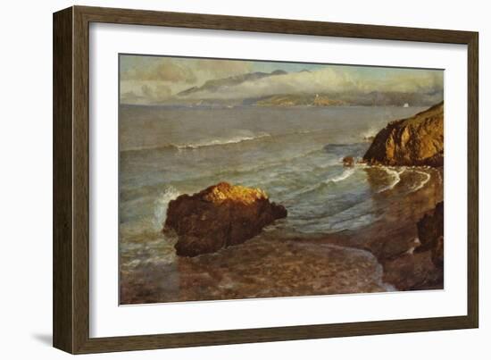 Entrance to the Golden Gate-Albert Bierstadt-Framed Art Print