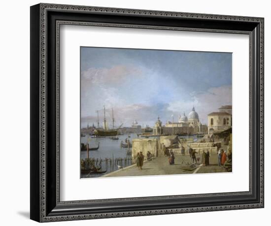 Entrance to the Grand Canal from the Molo, Venice, 1742-44-Canaletto Canal-Framed Art Print