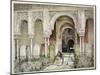 Entrance to the Hall of the Two Sisters, from "Sketches and Drawings of the Alhambra," 1835-John Frederick Lewis-Mounted Giclee Print