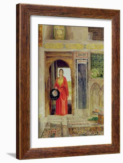 Entrance to the Harem, 1871-John Frederick Lewis-Framed Giclee Print