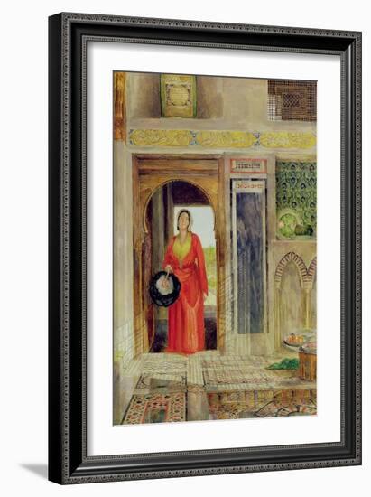 Entrance to the Harem, 1871-John Frederick Lewis-Framed Giclee Print