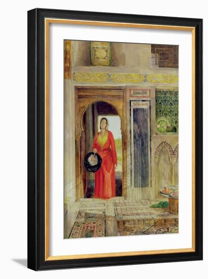 Entrance to the Harem, 1871-John Frederick Lewis-Framed Giclee Print