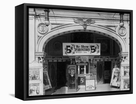 Entrance to the Hippodrome Theater-null-Framed Premier Image Canvas