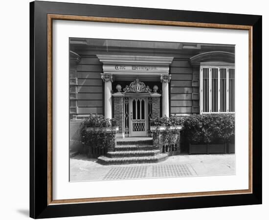 Entrance to the Hotel Wellington, 871 7th Avenue, New York, 1907-Byron Company-Framed Giclee Print