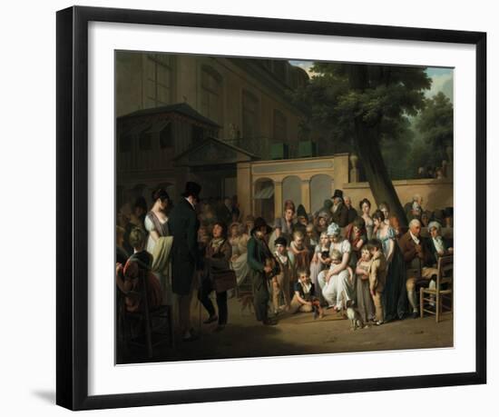 Entrance to the Jardin Turc, 1812-Louis Leopold Boilly-Framed Premium Giclee Print