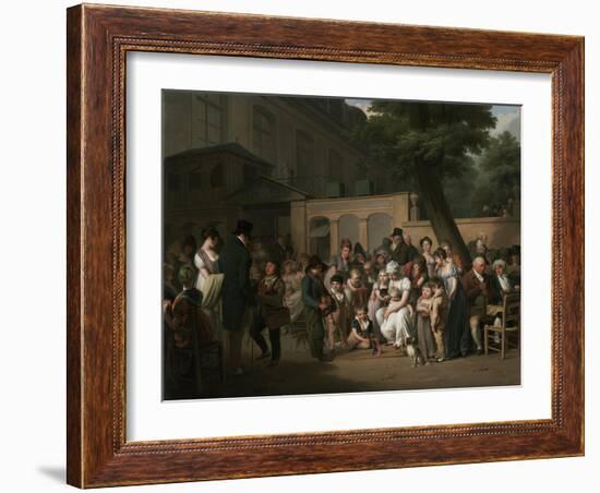 Entrance to the Jardin Turc, 1812-Louis Leopold Boilly-Framed Giclee Print