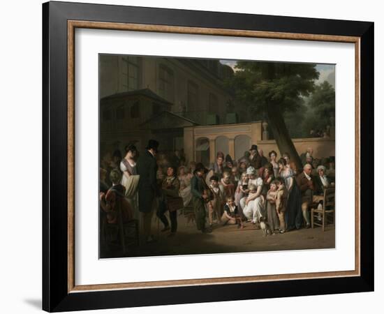 Entrance to the Jardin Turc, 1812-Louis Leopold Boilly-Framed Giclee Print