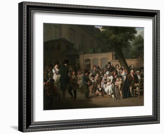 Entrance to the Jardin Turc, 1812-Louis Leopold Boilly-Framed Giclee Print