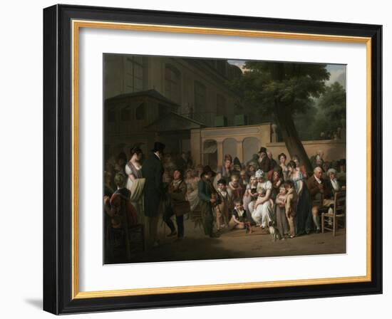 Entrance to the Jardin Turc, 1812-Louis Leopold Boilly-Framed Giclee Print