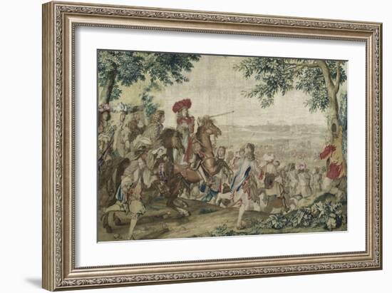 Entrance to the King at Dunkirk, September 2, 1662-Brun Charles Le-Framed Giclee Print