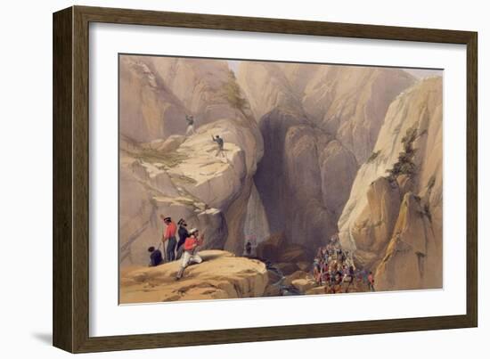Entrance to the Kojak Pass from Parush, from Sketches in Afghaunistan-James Atkinson-Framed Giclee Print