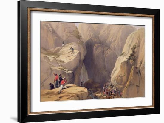 Entrance to the Kojak Pass from Parush, from Sketches in Afghaunistan-James Atkinson-Framed Giclee Print