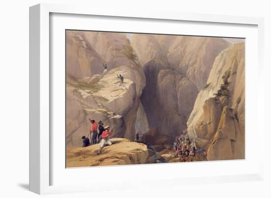 Entrance to the Kojak Pass from Parush, from Sketches in Afghaunistan-James Atkinson-Framed Giclee Print