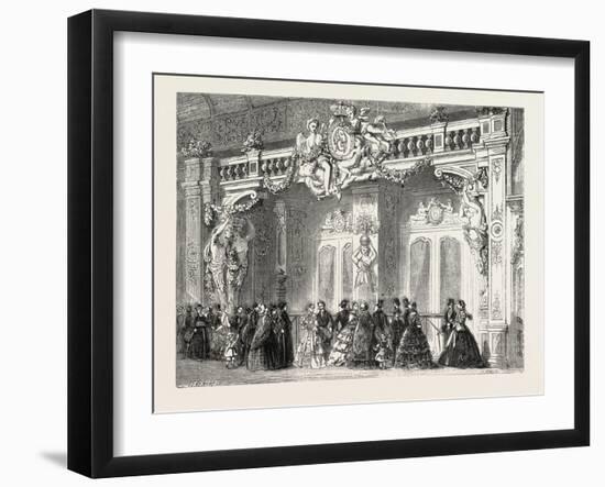 Entrance to the Lounge of the Empress at the Palace of Industry. Paris-null-Framed Giclee Print