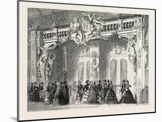 Entrance to the Lounge of the Empress at the Palace of Industry. Paris-null-Mounted Giclee Print