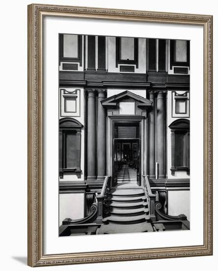 Entrance to the Medicean-Laurentian Library-Bettmann-Framed Photographic Print