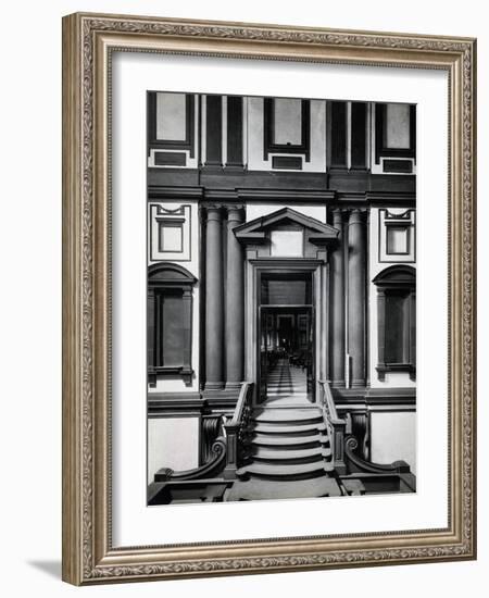 Entrance to the Medicean-Laurentian Library-Bettmann-Framed Photographic Print