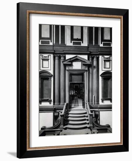 Entrance to the Medicean-Laurentian Library-Bettmann-Framed Photographic Print