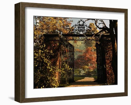 Entrance To The Park-Atelier Sommerland-Framed Art Print